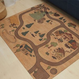 Kinderteppich aus Korkleder Little Oaktown, Nachhaltige und kindergerechte Produkte aus Kork