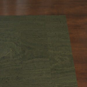 Mouse pad, olive green, cork, cork leather, cork fabric, vegan, sustainable, non-toxic, anti-allergenic