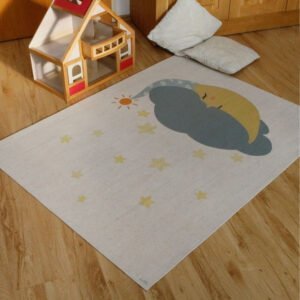 Holzspielzeug und Teppich für Kinderzimmer, Nachhaltige und kindergerechte Produkte aus Kork