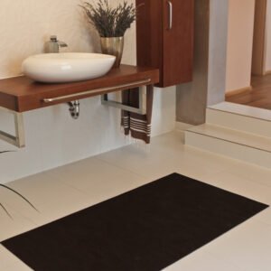 badezimmer teppich edelschokolade aus kork, pflegeleicht, veganes korkleder, nachhaltiges korkteppich